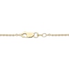 Thumbnail Image 2 of Believe in Love Diamond Double Heart Necklace 1/4 ct tw 10K Yellow Gold 18"