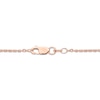 Thumbnail Image 2 of Believe in Love Diamond Double Heart Necklace 1/4 ct tw 10K Rose Gold 18"