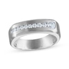 Thumbnail Image 1 of Milestones Men's Diamond Wedding Band 1/2 ct tw 10K White Gold