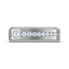 Thumbnail Image 3 of Milestones Men's Diamond Wedding Band 1/2 ct tw 10K White Gold