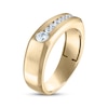 Thumbnail Image 2 of Milestones Men's Diamond Wedding Band 1/2 ct tw 10K Yellow Gold