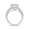 Thumbnail Image 2 of Round-Cut Diamond Halo Bridal Set 2 ct tw 10K White Gold