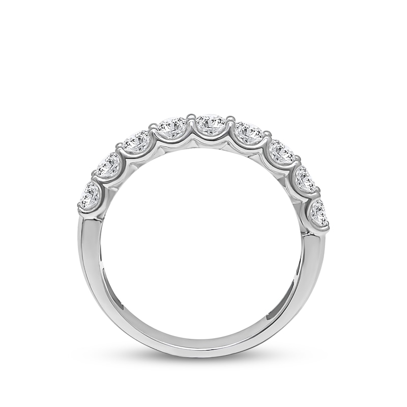 Main Image 3 of Round-Cut Diamond Halo Bridal Set 2 ct tw 10K White Gold