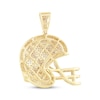 Thumbnail Image 3 of Football Helmet Charm 3/4 ct tw 10K Yellow Gold