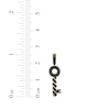 Thumbnail Image 3 of Black Diamond Key Charm 1/3 ct tw 10K Yellow Gold