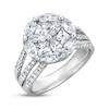 Thumbnail Image 2 of Marquise & Princess-Cut Multi-Diamond Engagement Ring 2 ct tw 14K White Gold