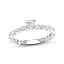 Princess-Cut Diamond Engagement Ring 1-1/4 ct tw 14K White Gold