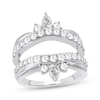 Thumbnail Image 1 of Pear-Shaped & Round-Cut Diamond Enhancer Ring 1-1/4 ct tw 14K White Gold