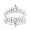 Thumbnail Image 3 of Pear-Shaped & Round-Cut Diamond Enhancer Ring 1-1/4 ct tw 14K White Gold