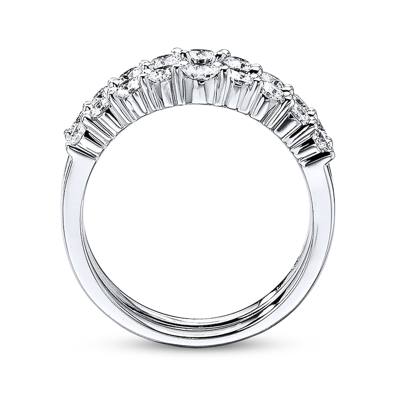 Main Image 2 of THE LEO Diamond Enhancer Ring 1 ct tw Round-cut 14K White Gold