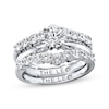 Thumbnail Image 4 of THE LEO Diamond Enhancer Ring 1 ct tw Round-cut 14K White Gold