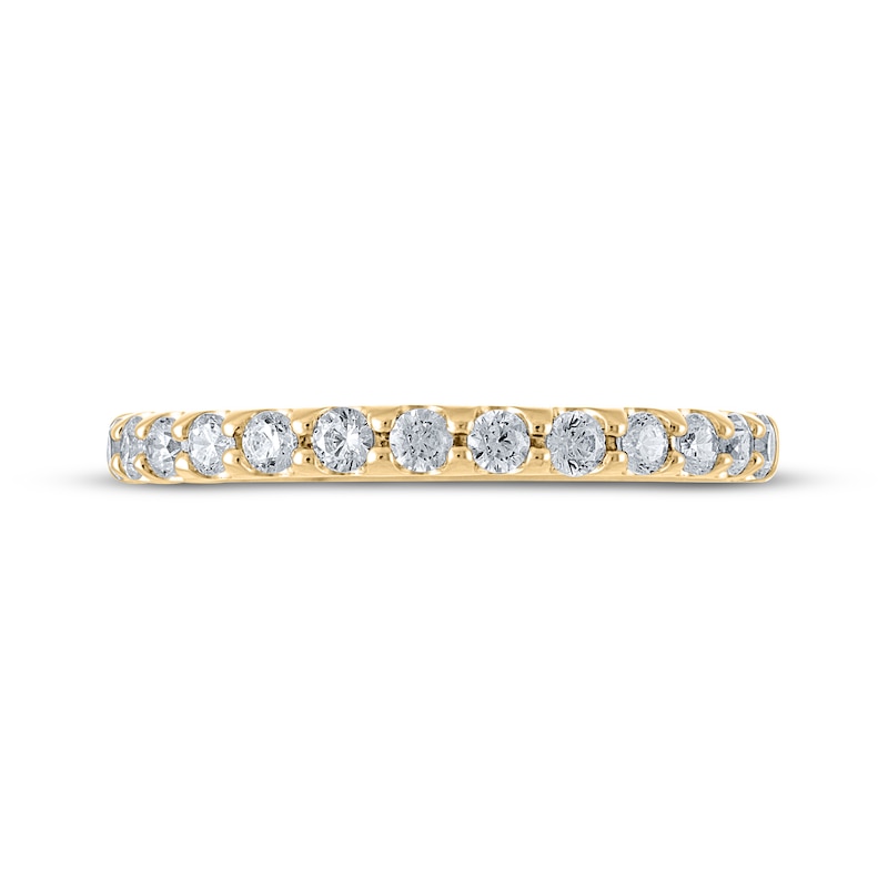 Main Image 3 of THE LEO Diamond Anniversary Ring 3/8 ct tw Round-cut 14K Yellow Gold