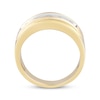 Thumbnail Image 3 of Men’s Five-Stone Round-Cut Diamond Wedding Band 1 ct tw 10K Yellow Gold