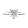 Thumbnail Image 3 of Lab-Grown Diamonds by KAY Heart-Shaped Solitaire Ring 1-1/2 ct tw 14K White Gold (F/SI2)