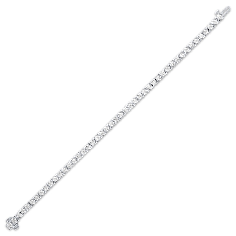 Main Image 2 of Diamond Tennis Bracelet 4 ct tw 14K White Gold 7&quot;