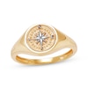 Thumbnail Image 1 of Compass Signet-Style Ring 14K Yellow Gold