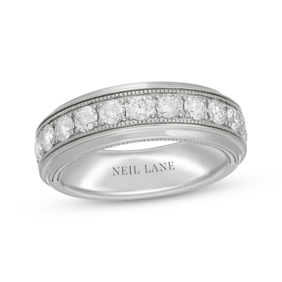 Neil Lane Men's Diamond Wedding Band 1-1/2 ct tw 14K White Gold