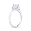 Thumbnail Image 2 of Round-Cut Diamond Three-Stone Engagement Ring 1/2 ct tw 10K White Gold