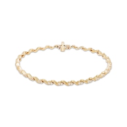 Our Story Together Diamond S-Link Bracelet 3/4 ct tw 10K Yellow Gold 7.25&quot;
