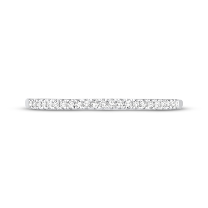 Main Image 3 of Diamond Wedding Band 1/15 ct tw 10K White Gold