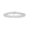 Thumbnail Image 0 of Diamond Double S-Link Bracelet 1/4 ct tw Sterling Silver 7.25"