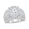 Thumbnail Image 1 of Lab-Grown Diamonds by KAY Round-Cut Halo Engagement Ring 4 ct tw 10K White Gold