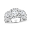 Thumbnail Image 1 of Lab-Grown Diamonds by KAY Round-Cut Three-Stone Engagement Ring 2 ct tw 10K White Gold