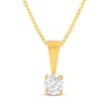 Thumbnail Image 2 of Round-Cut Diamond Solitaire Set 1/2 ct tw 10K Yellow Gold