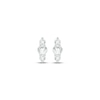 Thumbnail Image 2 of Lab-Grown Diamonds by KAY Three-Stone Vertical Stud Earrings 1/5 ct tw 14K White Gold