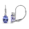 Thumbnail Image 0 of Tanzanite & Diamond Earrings Sterling Silver
