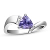 Thumbnail Image 0 of Tanzanite & Diamond Ring Sterling Silver