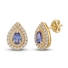 Thumbnail Image 0 of Tanzanite & Diamond Earrings 5/8 ct tw 14K Yellow Gold
