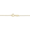 Thumbnail Image 4 of Multi-Diamond Center Cross Necklace 1/10 ct tw 10K Yellow Gold 18&quot;