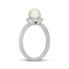 Thumbnail Image 2 of Neil Lane Cultured Akoya Pearl & Diamond Engagement Ring 1/2 ct tw 14K White Gold