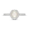 Thumbnail Image 3 of Neil Lane Cultured Akoya Pearl & Diamond Engagement Ring 1/2 ct tw 14K White Gold