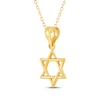 Thumbnail Image 2 of Star of David Necklace 14K Yellow Gold 18&quot;