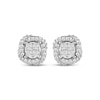 Thumbnail Image 1 of Hallmark Diamonds One Love Swirl Knot Earrings 1/3 ct tw Sterling SIlver