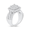 Thumbnail Image 2 of Princess & Baguette-Cut Diamond Engagement Ring 2 ct tw 14K White Gold