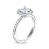 Thumbnail Image 2 of THE LEO Diamond Princess-Cut Halo Engagement Ring 1-3/8 ct tw 14K White Gold