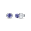 Thumbnail Image 1 of Tanzanite Solitaire Stud Earrings Sterling Silver