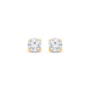 Thumbnail Image 2 of Lab-Grown Diamonds by KAY Round-Cut Solitaire Stud Earrings 1/3 ct tw 10K Yellow Gold (I/SI2)