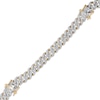 Thumbnail Image 3 of Diamond Curb Chain Necklace 3 ct tw 10K Yellow Gold 24&quot;