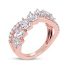 Thumbnail Image 2 of Lab-Grown Diamonds by KAY Heart-Shaped & Round-Cut Crossover Ring 2 ct tw 14K Rose Gold