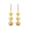 Thumbnail Image 2 of Disc Drop Earrings 18K Yellow Gold-Plated Sterling Silver