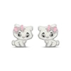 Thumbnail Image 2 of Children's Enamel Kitten Stud Earrings Sterling Silver