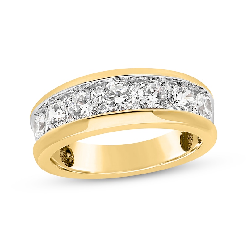 Main Image 1 of Diamond Channel-Set Anniversary Band 1-1/2 ct tw 14K Yellow Gold