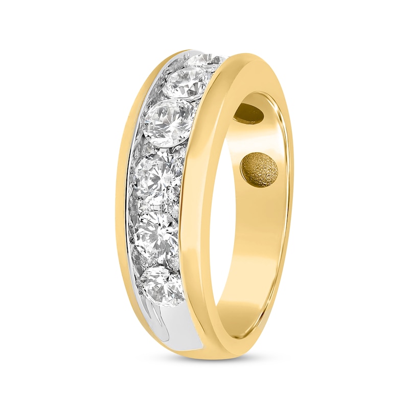 Main Image 2 of Diamond Channel-Set Anniversary Band 1-1/2 ct tw 14K Yellow Gold