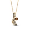 Thumbnail Image 1 of Le Vian Diamond Swirl Necklace 7/8 ct tw 14K Honey Gold 18&quot;