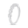 Thumbnail Image 2 of Diamond Pear Frame Anniversary Ring 1/3 ct tw 10K White Gold