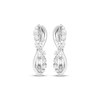 Thumbnail Image 2 of Our Story Together Diamond Twist Hoop Earrings 1/4 ct tw 10K White Gold